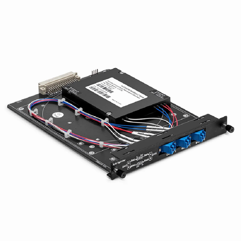 SFPS FSBR-1x2, Customized 1 x 2 Single Fiber DWDM Splitter Red/Blue C-band Filter