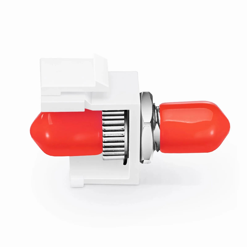 SFPS ST/UPC to ST/UPC Simplex Single Mode Fiber Keystone Jack
