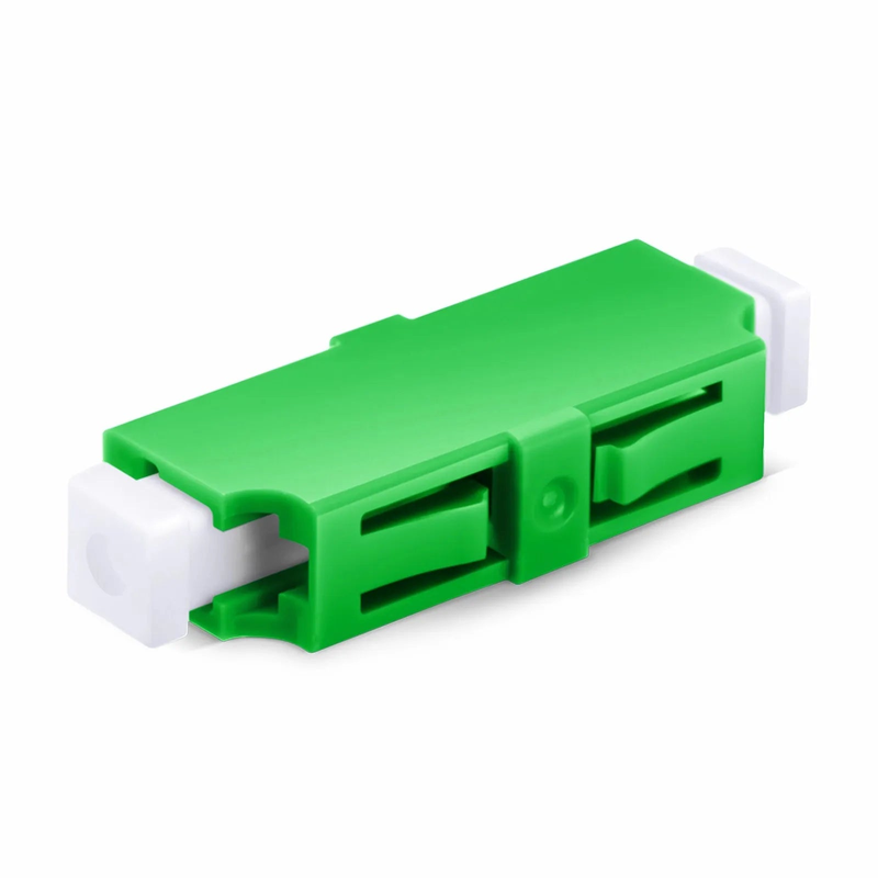SFPS LC/APC to LC/APC Simplex OS2 Single Mode Plastic Fiber Optic Adapter/Coupler without Flange