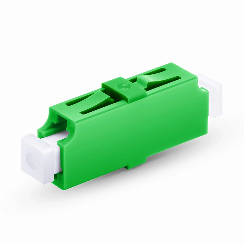 SFPS LC/APC to LC/APC Simplex OS2 Single Mode Plastic Fiber Optic Adapter/Coupler without Flange