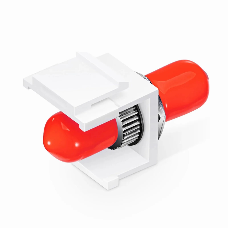 SFPS ST/UPC to ST/UPC Simplex Single Mode Fiber Keystone Jack