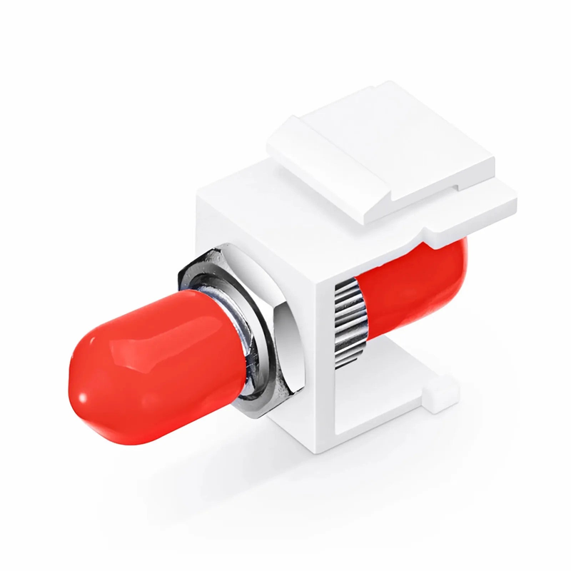 SFPS ST/UPC to ST/UPC Simplex Single Mode Fiber Keystone Jack