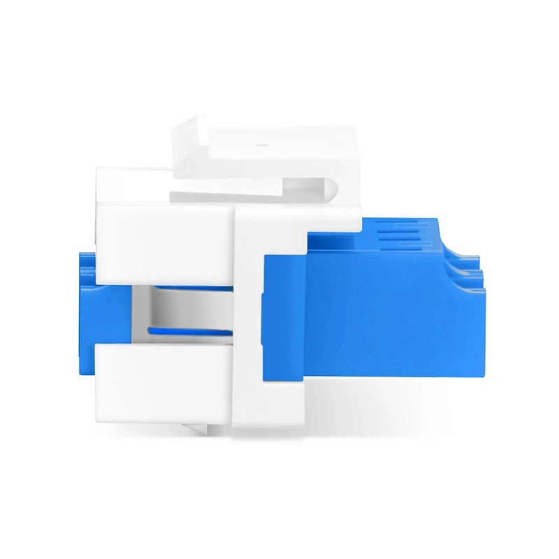 SFPS LC/UPC to LC/UPC Duplex Single Mode Fiber Keystone Jack