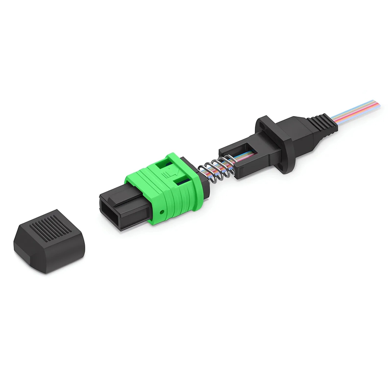 SFPS MPO (Female) OS1/OS2 Single Mode Field Assembly Splice-on Connector, Flat Ribbon