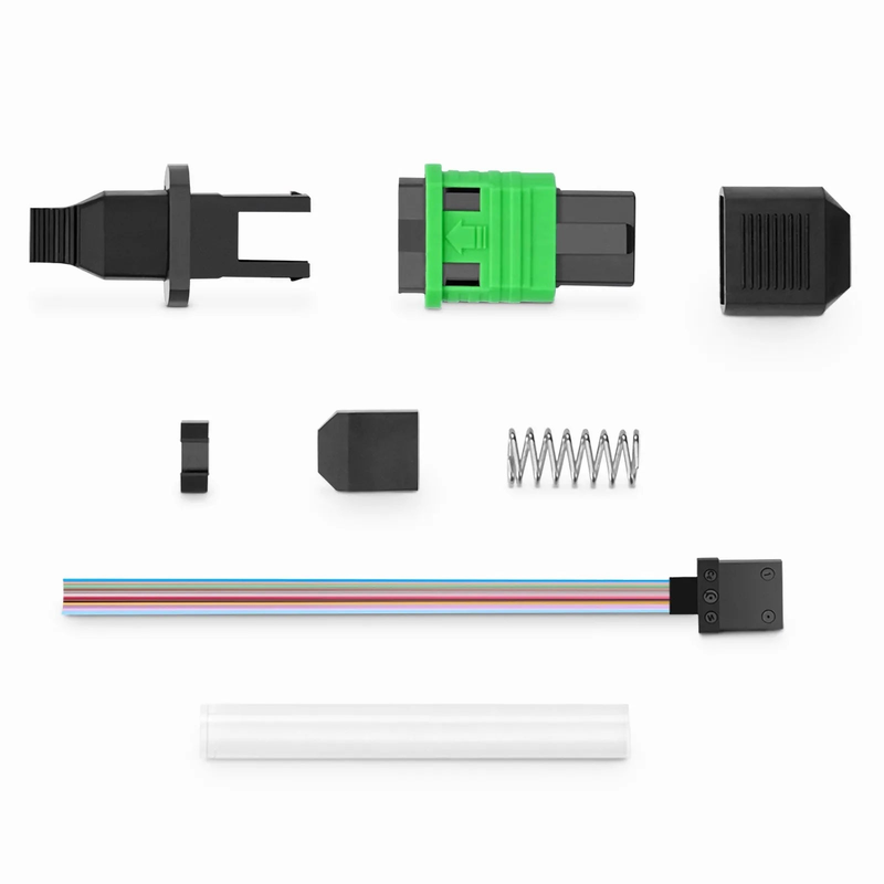SFPS MPO (Female) OS1/OS2 Single Mode Field Assembly Splice-on Connector, Flat Ribbon