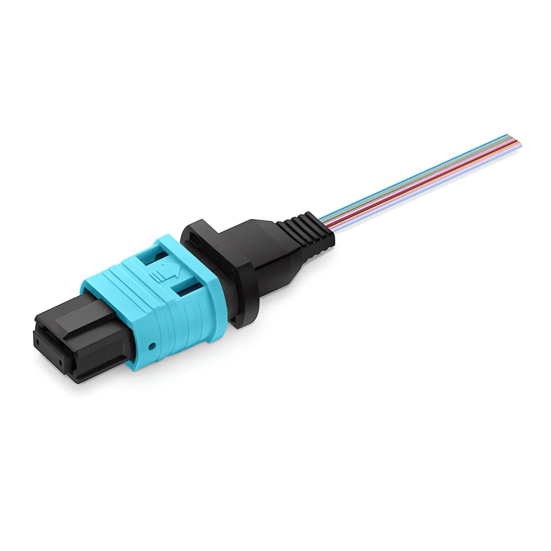 SFPS MPO (Female) OM3/OM4 Multimode Field Assembly Splice-on Connector, Flat Ribbon
