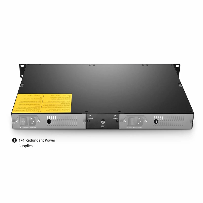 SFPS FMT04-CH1U, 4 Slots 1U Managed Chassis Unloaded Platform, Redundant AC PSUs, Support SNMP Network Management