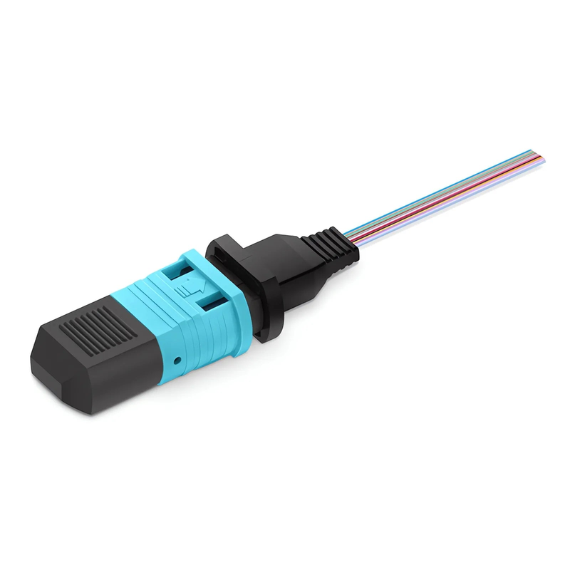SFPS MPO (Male) OM3/OM4 Multimode Field Assembly Splice-on Connector, Flat Ribbon