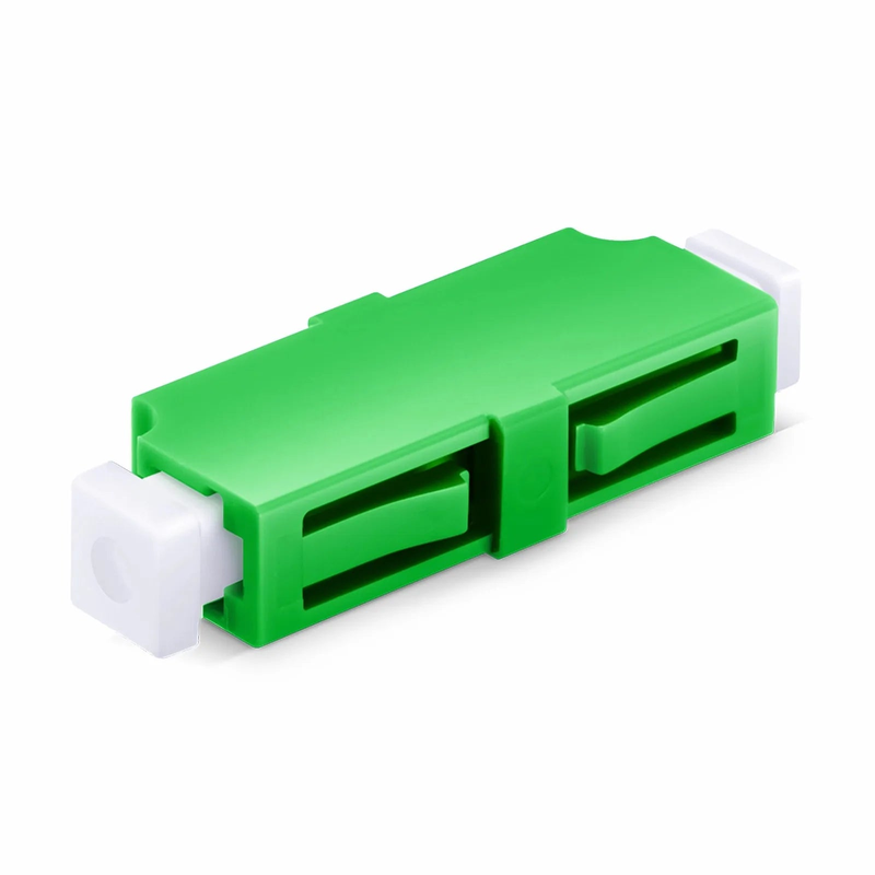 SFPS LC/APC to LC/APC Simplex OS2 Single Mode Plastic Fiber Optic Adapter/Coupler without Flange
