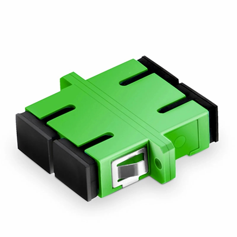SFPS SC/APC to SC/APC Duplex OS2 Single Mode Fiber Optic Adapter/Coupler with Flange (10pcs/Pack)
