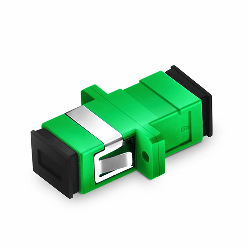 SFPS SC/APC to SC/APC Simplex OS2 Single Mode Fiber Optic Adapter/Coupler with Flange (10pcs/Pack)