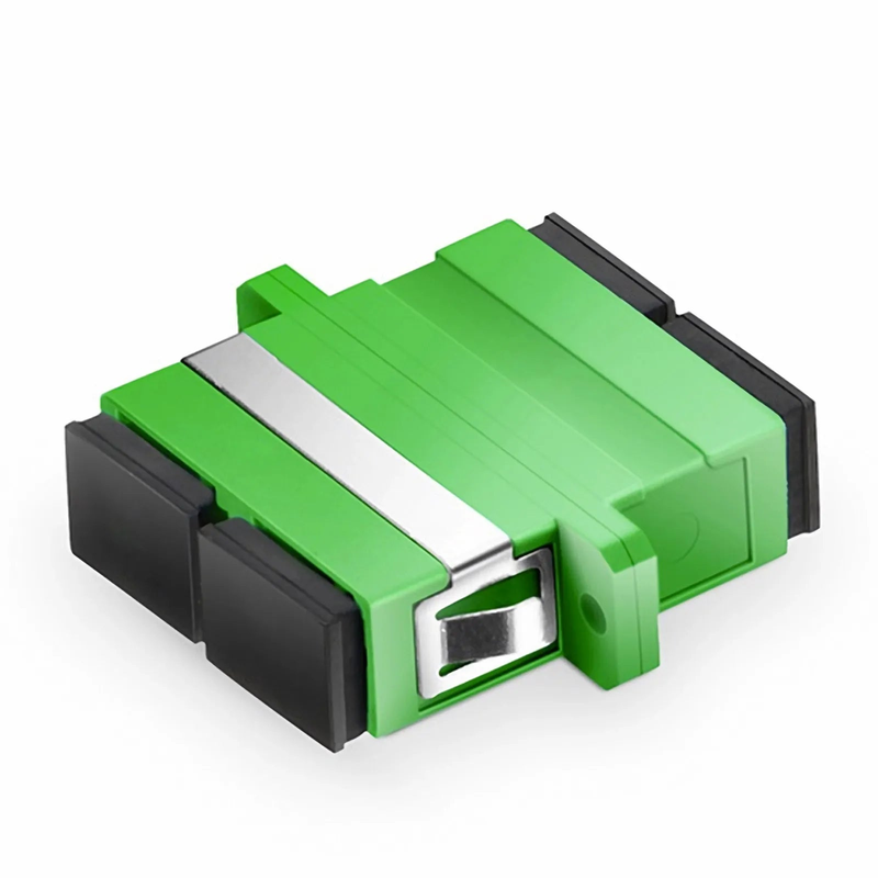 SFPS SC/APC to SC/APC Duplex OS2 Single Mode Fiber Optic Adapter/Coupler with Flange (10pcs/Pack)