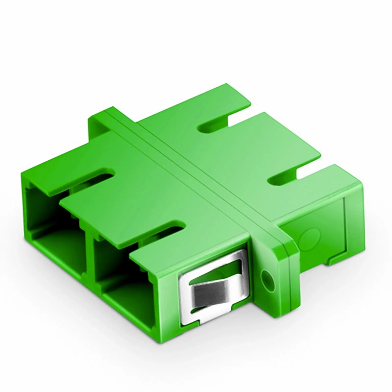 SFPS SC/APC to SC/APC Duplex OS2 Single Mode Fiber Optic Adapter/Coupler with Flange (10pcs/Pack)
