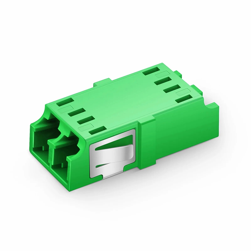 SFPS LC/APC to LC/APC Duplex OS2 Single Mode SC Footprint Plastic Fiber Optic Adapter/Coupler without Flange (10pcs/pack)