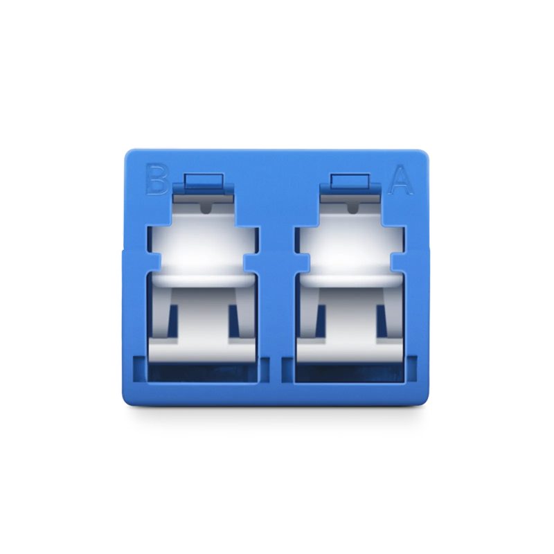 SFPS LC/UPC to LC/UPC Duplex OS2 Single Mode Shuttered Fiber Optic Adapter/Coupler without Flange