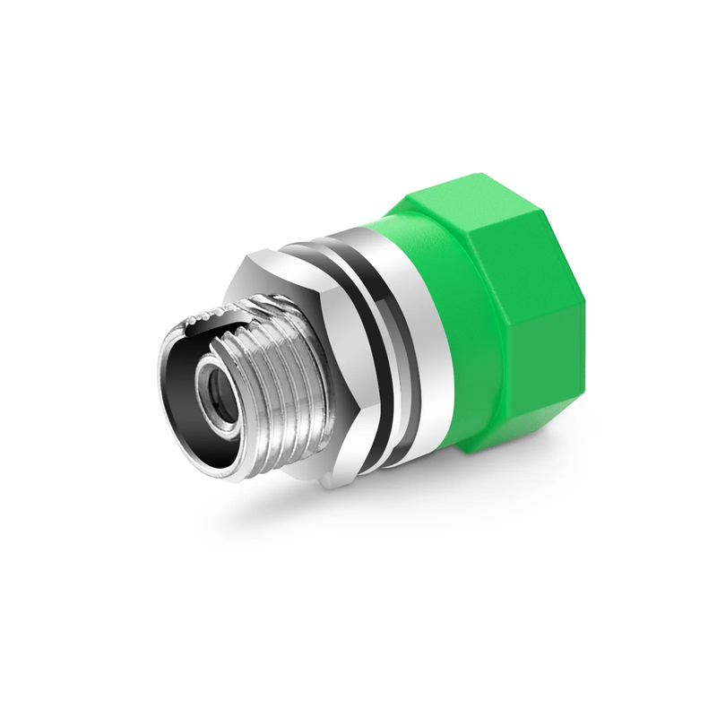 SFPS FC/APC to FC/APC Simplex OS2 Single Mode Metal Small D Fiber Optic Adapter/Coupler without Flange (10pcs/pack)