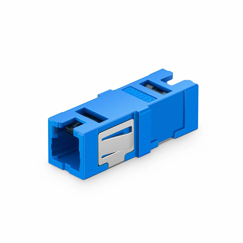 SFPS CSA/UPC to CSA/UPC Single Channel (2F) OS2 Single Mode Plastic Fiber Optic Adapter/Coupler without Flange