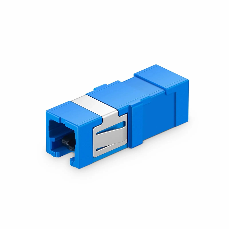 SFPS CSA/UPC to CSA/UPC Single Channel (2F) OS2 Single Mode Plastic Fiber Optic Adapter/Coupler without Flange