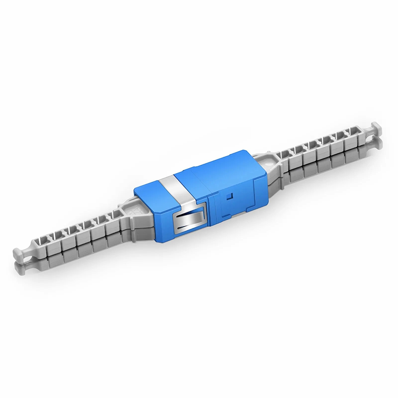 SFPS MDC/UPC to MDC/UPC 2-Port OS2 Single Mode Plastic Fiber Optic Adapter/Coupler without Flange