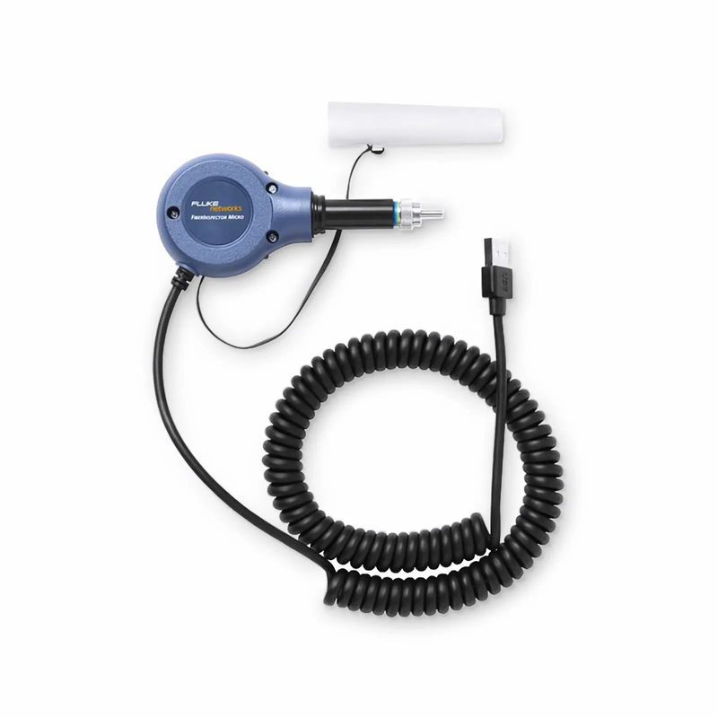 SFPS Fluke Networks FI-500 FiberInspectorA Micro Fiber Inspection Scope Camera with LC/SC and 1.25mm/2.50mm Connector