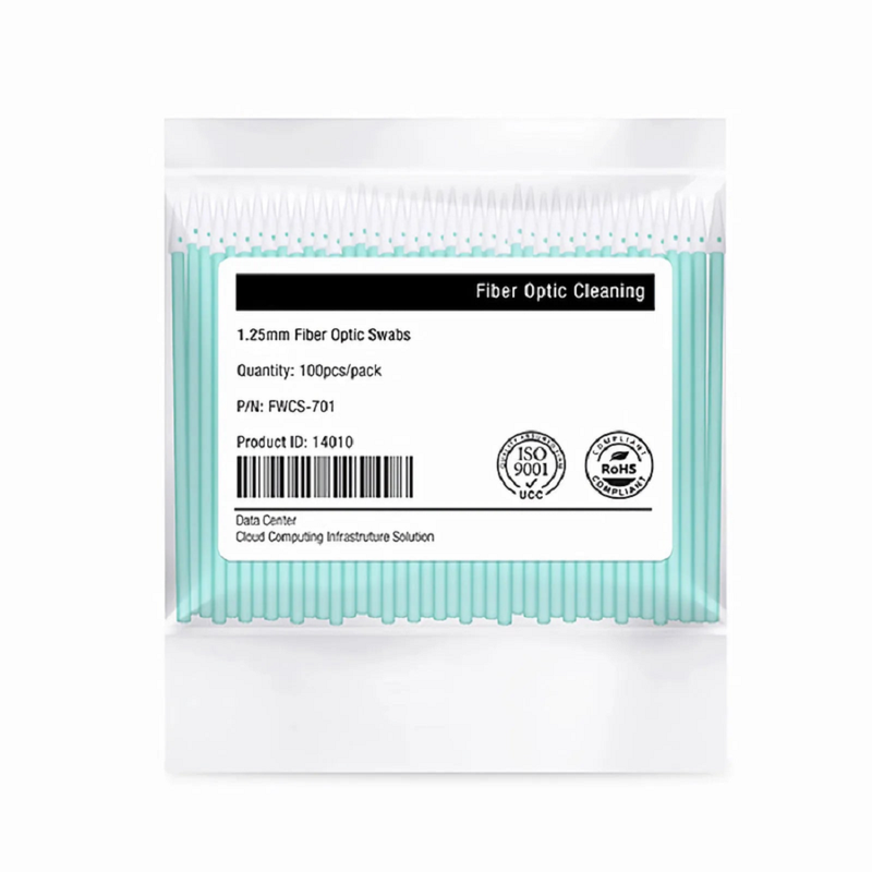 SFPS 2.5mm Fiber Optic Lint-free Foam Clean Swabs (100pcs/Pack)