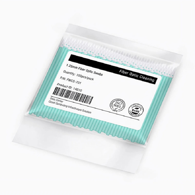 SFPS 2.5mm Fiber Optic Lint-free Foam Clean Swabs (100pcs/Pack)