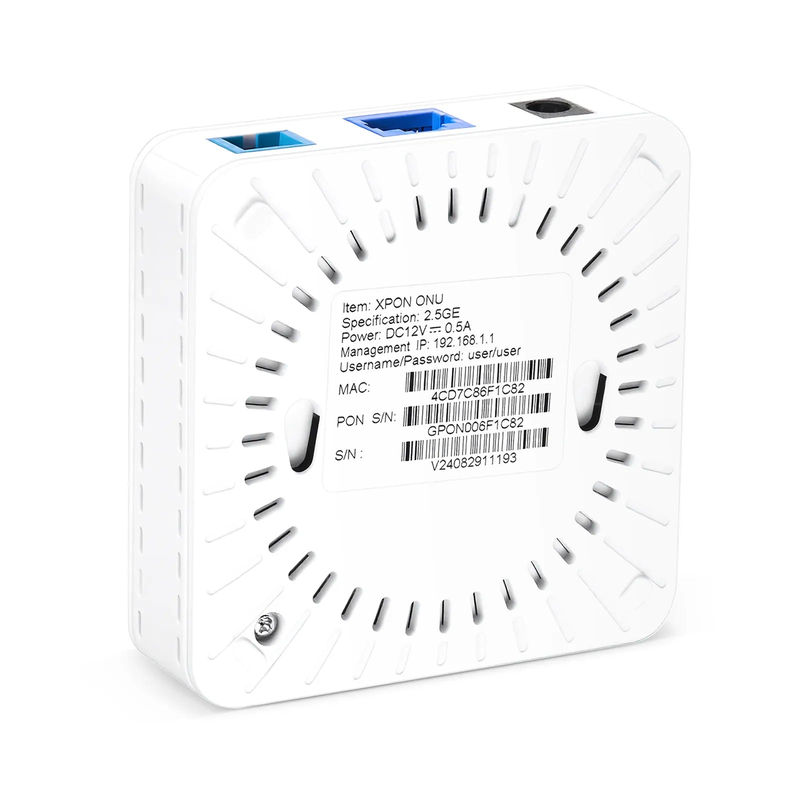 SFPS ONU1710-1E, XPON (GPON + EPON) ONU with 1 x PON, 1 x 2.5G RJ45