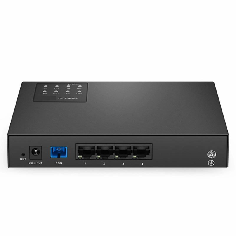 SFPS ONU1710-4G-P, XPON (GPON + EPON) SFU ONU with 1 x PON, 4 x GE PoE@55W