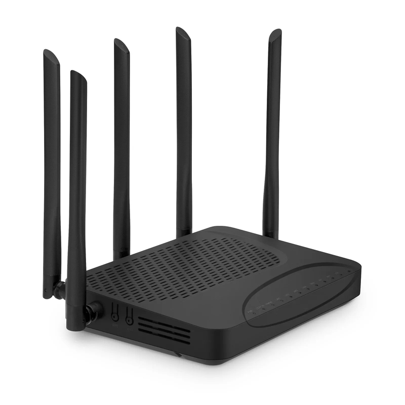 SFPS ONU1930-4GC-W, XGPON HGU ONU with 1 x PON, 4 x GE, 1x RF, 1 x USB, and 5 x External Dual Band Antennas (3000M WiFi 4/5/6)