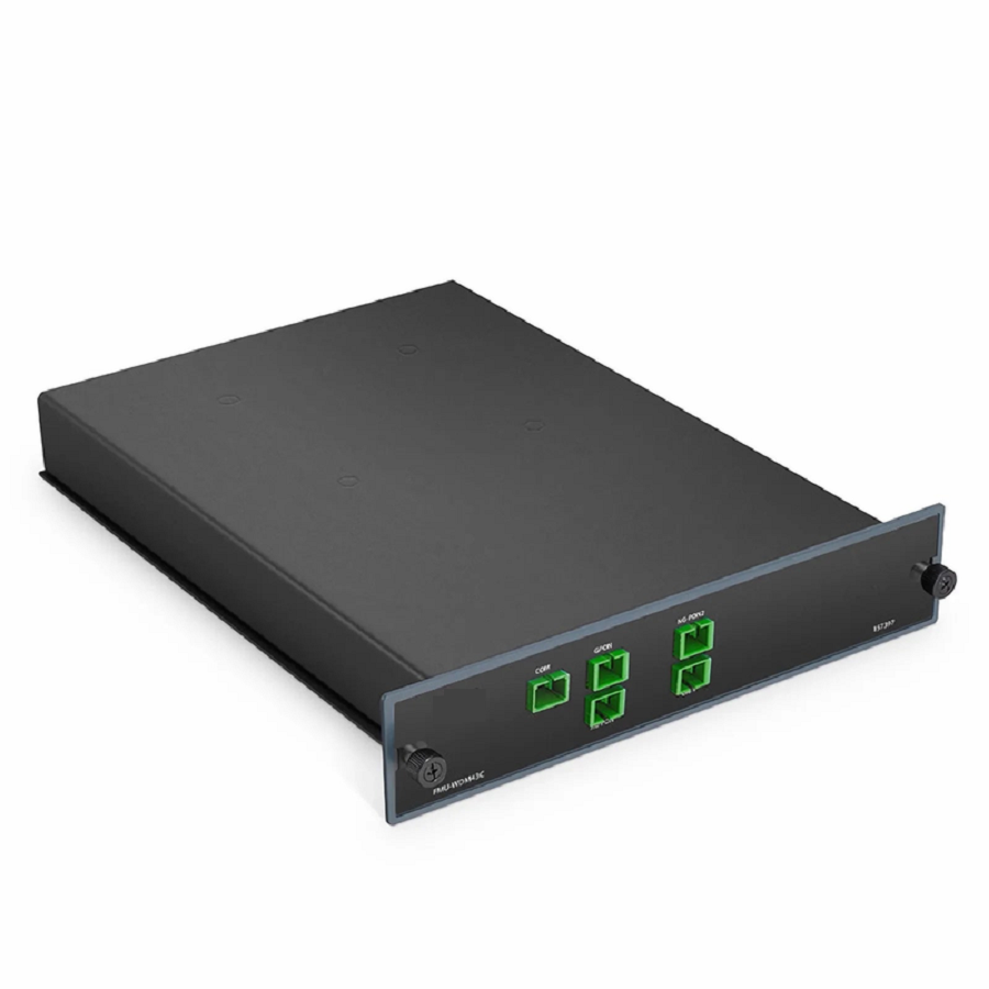 SFPS FMU-WDM43C, PON Coexistence Element (CEx) WDM for GPON/XG(S)-PON/NG-PON2/CATV, SC/APC, FMU Plug-in Module