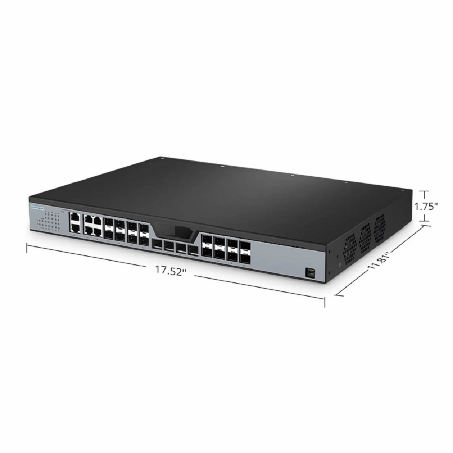 SFPS OLT3610-08GP4S, Layer 3 Feature 8-Port GPON OLT with 10G SFP+ Uplink Ports, AC Power Supply, Broadcom Chip