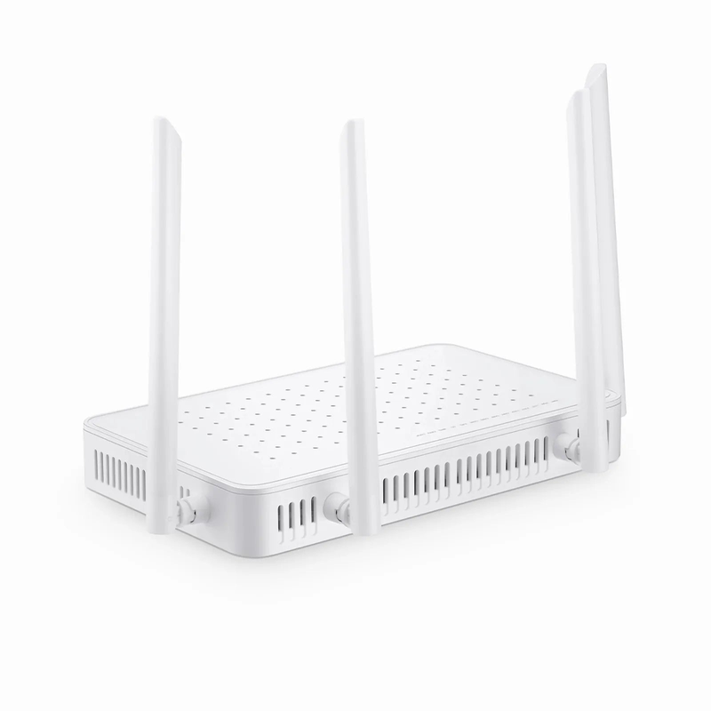 SFPS TA1910-4GVC-W, XPON (GPON + EPON) HGU ONU with 1 x PON, 4 x GE, 2 x POTS, 1 x RF, 1 x USB, and 4 x External Dual Band Antennas (1200M WiFi 4/5)
