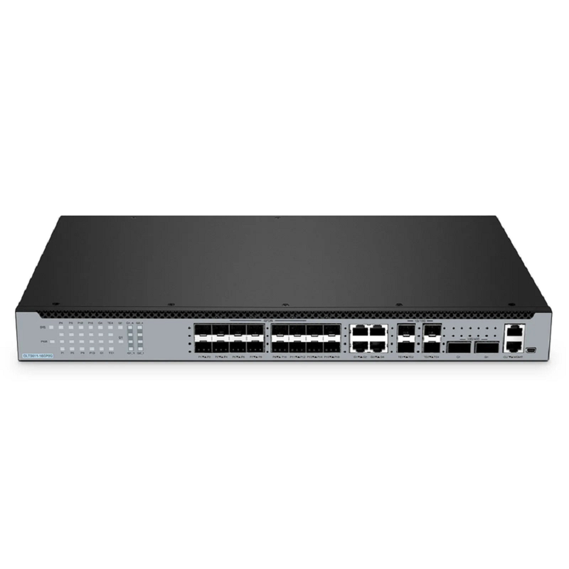 SFPS OLT3611-16GP2Q, Layer 3 Feature 16-Port GPON OLT with 10G SFP  40G QSFP+ Uplink Ports, AC/DC Power Supply