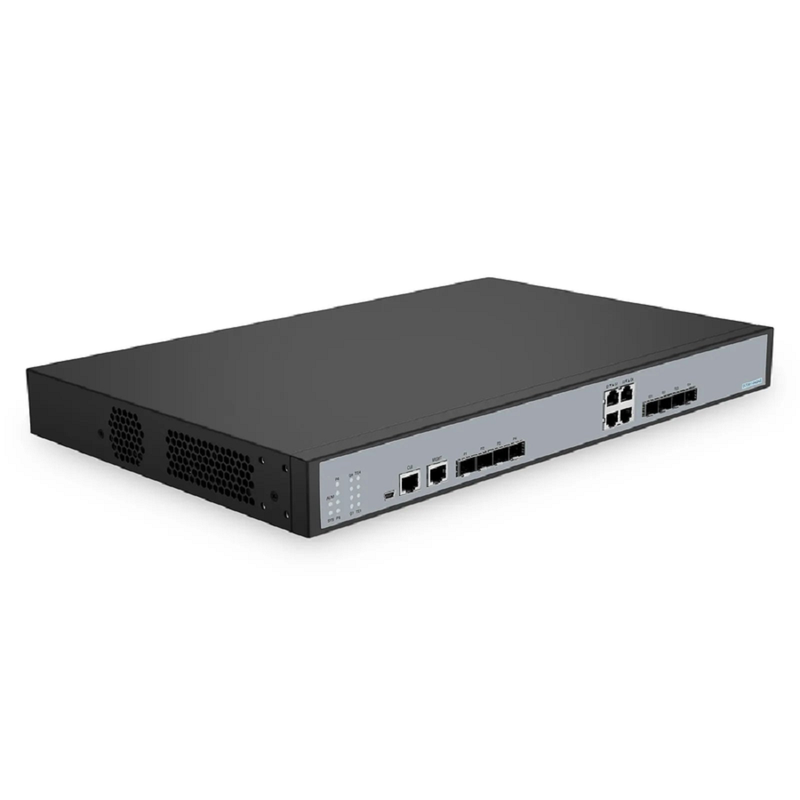 SFPS OLT3611-04GP4S, Layer 3 Feature 4-Port GPON OLT with 10G SFP+ Uplink Ports, AC/DC Power Supply