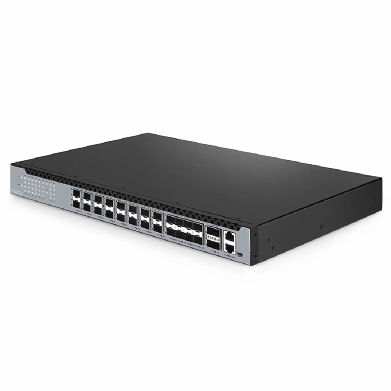 SFPS OLT3710-16XG2T, 16-Port XG(S)-PON OLT with 10G SFP+ and 100G QSFP28 Uplink Ports, Dual Power Supply, Broadcom Chip