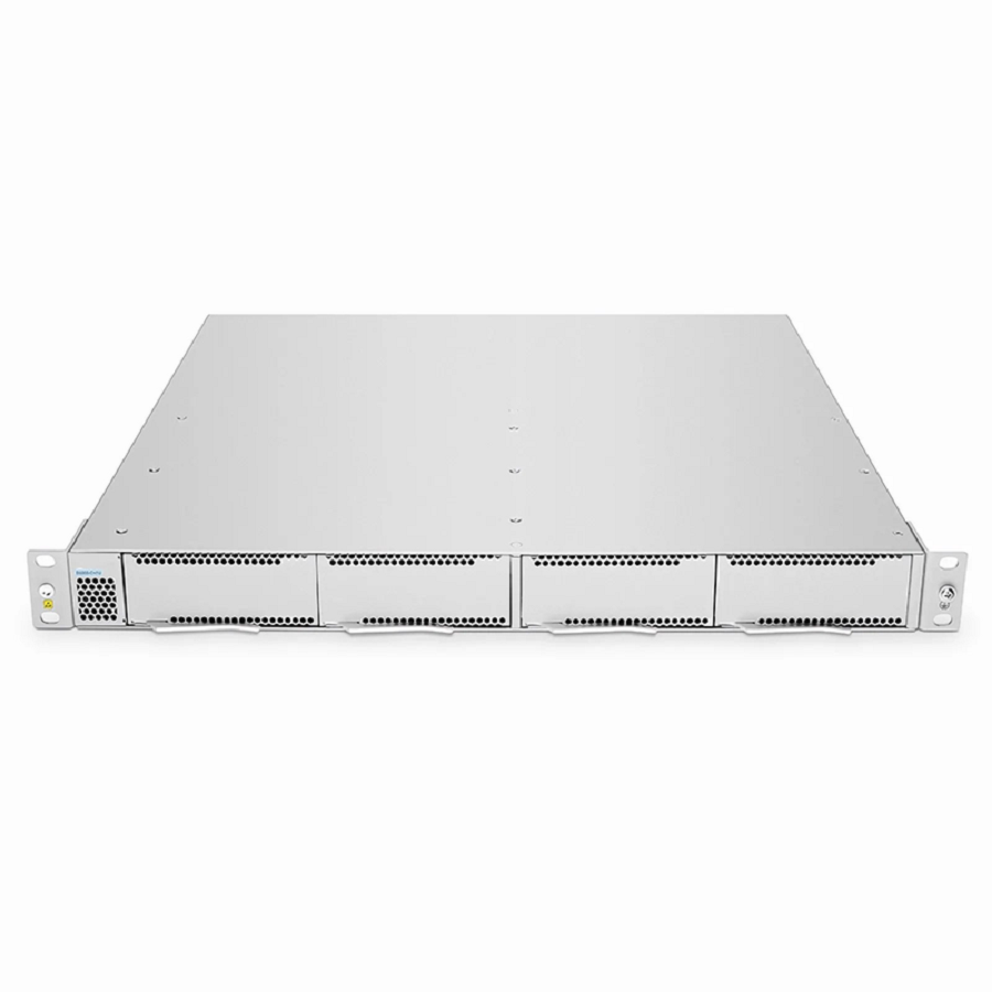 SFPS D6000-CH1U, 4 Slots 1U Unloaded Chassis, Support Single-wavelength 100G/400G, Up to 6.4T Capacity, Redundant AC PSUs, Support AmpCon-T/WebGUI Network Management