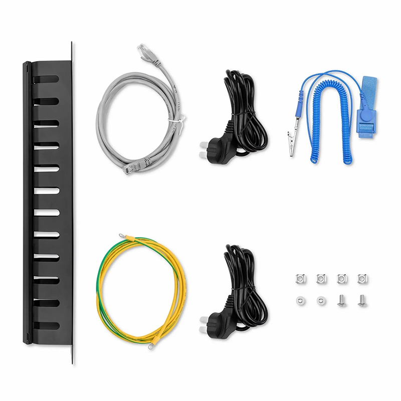 SFPS D6000-CH1U, 4 Slots 1U Unloaded Chassis, Support Single-wavelength 100G/400G, Up to 6.4T Capacity, Redundant AC PSUs, Support AmpCon-T/WebGUI Network Management