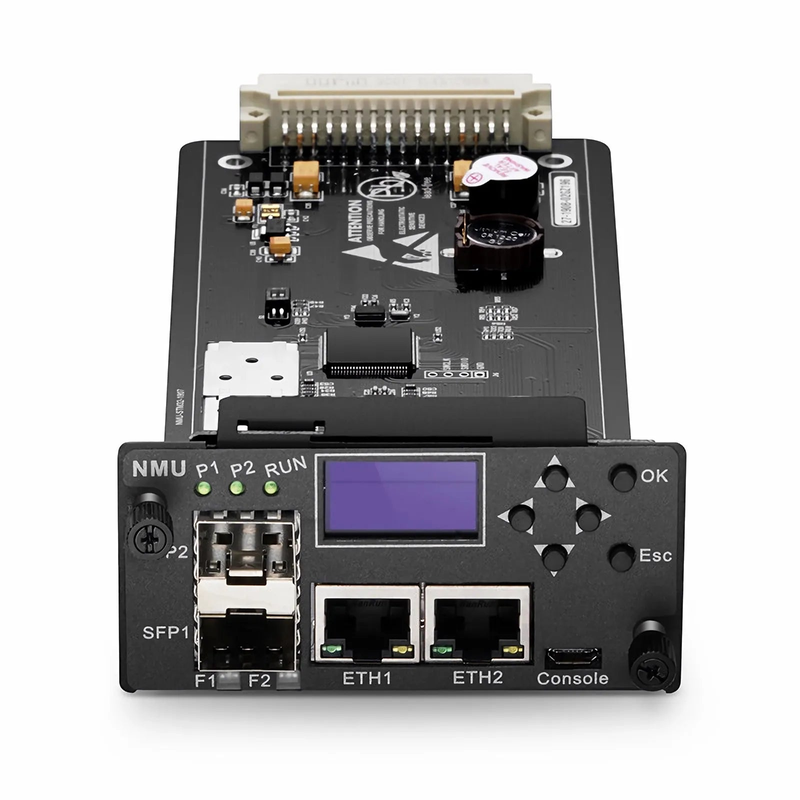 SFPS FMT-MNG-S, Network Management Unit for FMT 1U, 2U and 4U Managed Chassis, , 2 x 100Base-X SFP Ports, 2 x 10/100Base-T RJ45 Ports