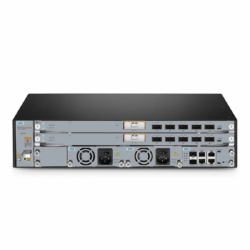 SFPS M6500-CH2U, 2 Slots 2U Managed Chassis Unloaded Platform, Redundant AC PSUs, Support WEB/SNMP Management