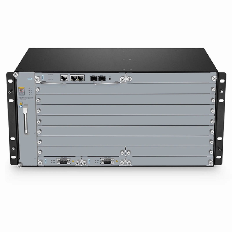 SFPS M6500-CH5U, 10 Slots 5U Managed Chassis Unloaded Platform, Redundant DC PSUs, Support WEB/SNMP Management