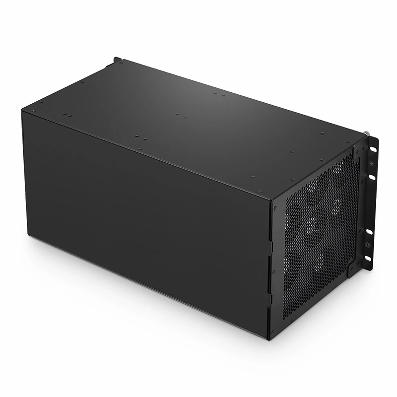 SFPS M6500-CH5U, 10 Slots 5U Managed Chassis Unloaded Platform, Redundant DC PSUs, Support WEB/SNMP Management