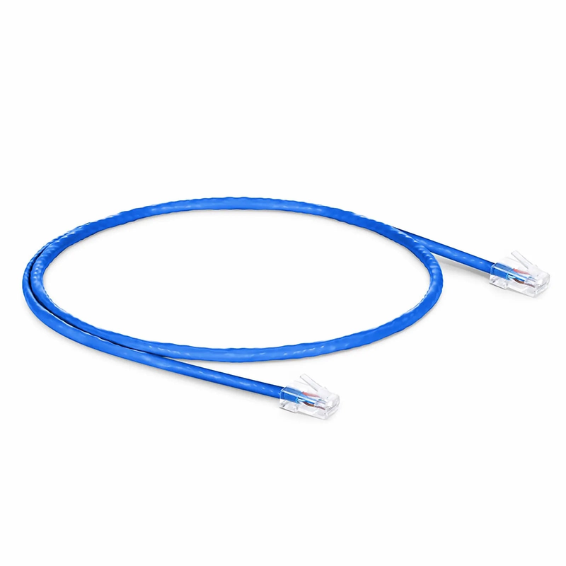 SFPS 1ft (0.3m) Cat5e Non-booted Unshielded (U/UTP) PVC CM Ethernet Network Patch Cable, Blue