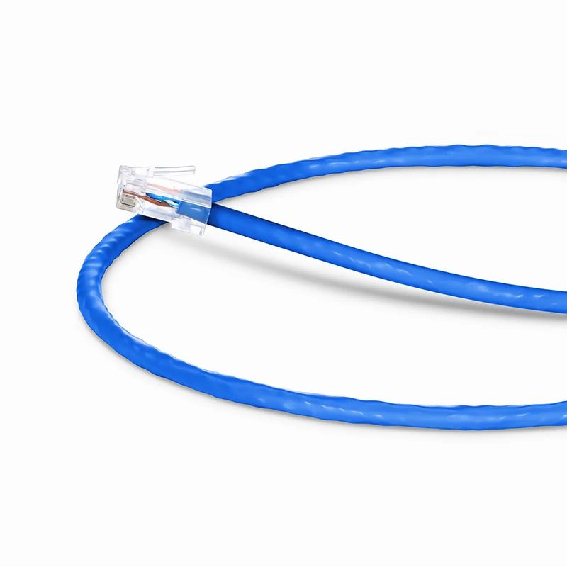 SFPS 1ft (0.3m) Cat5e Non-booted Unshielded (U/UTP) PVC CM Ethernet Network Patch Cable, Blue