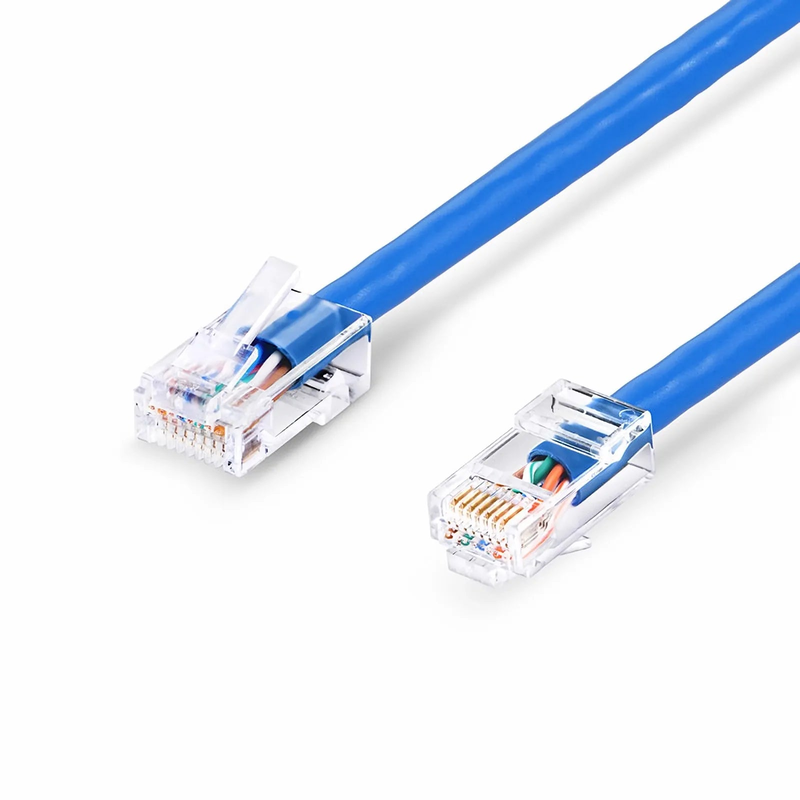 SFPS 1ft (0.3m) Cat5e Non-booted Unshielded (U/UTP) PVC CM Ethernet Network Patch Cable, Blue