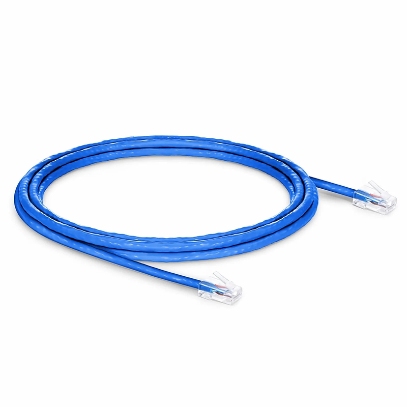 SFPS 10ft (3m) Cat6 24AWG Non-booted Unshielded (U/UTP) PVC CM Ethernet Network Patch Cable, Blue