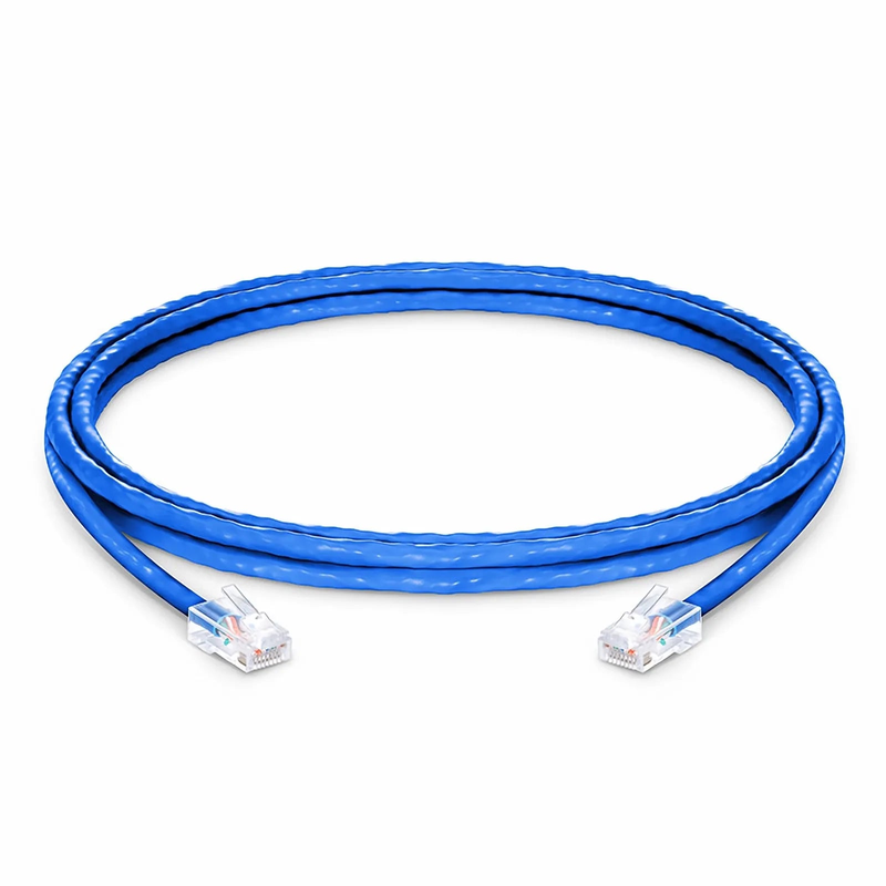 SFPS 7ft (2.1m) Cat6 24AWG Non-booted Unshielded (U/UTP) PVC CM Ethernet Network Patch Cable, Blue