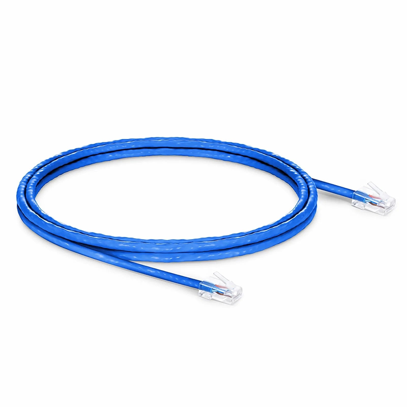 SFPS 7ft (2.1m) Cat6 24AWG Non-booted Unshielded (U/UTP) PVC CM Ethernet Network Patch Cable, Blue