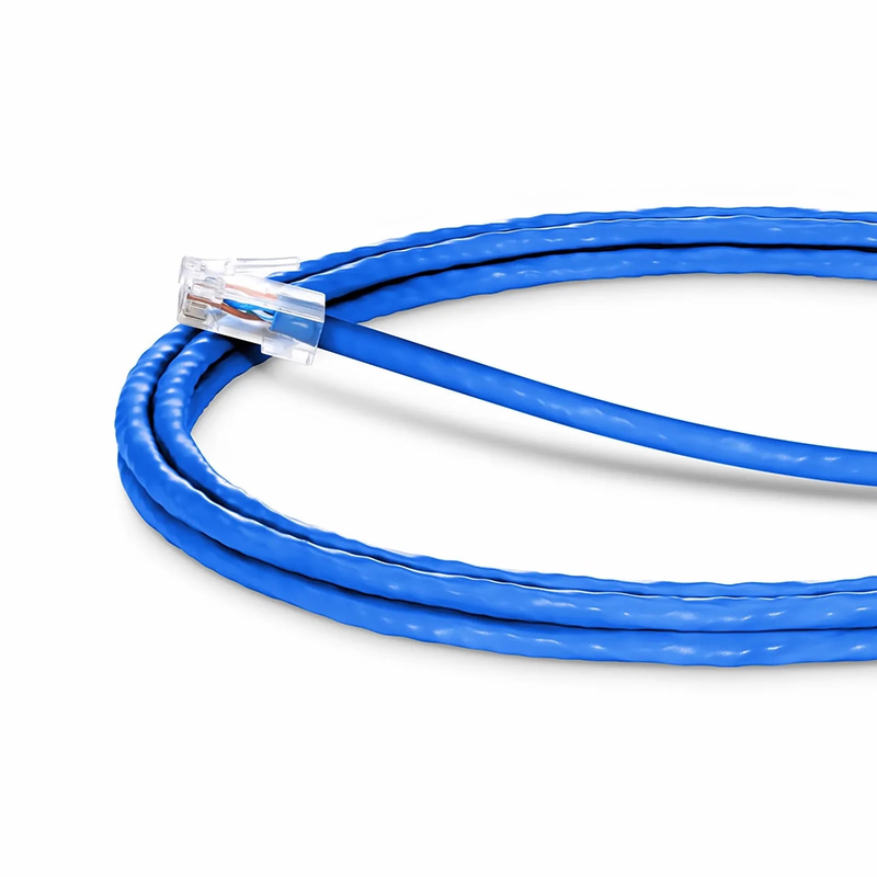 SFPS 7ft (2.1m) Cat6 24AWG Non-booted Unshielded (U/UTP) PVC CM Ethernet Network Patch Cable, Blue