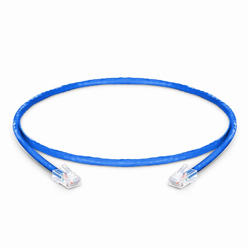 SFPS 2ft (0.6m) Cat6 24AWG Non-booted Unshielded (U/UTP) PVC CM Ethernet Network Patch Cable, Blue