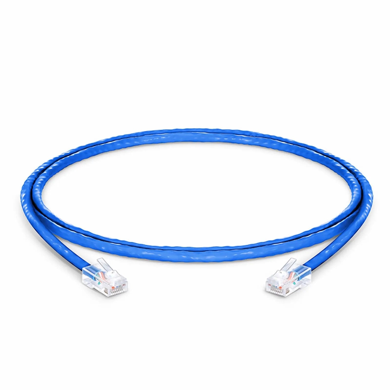 SFPS 3ft (0.9m) Cat6 24AWG Non-booted Unshielded (U/UTP) PVC CM Ethernet Network Patch Cable, Blue